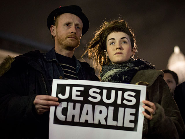 Акция солидарности с журналистами: "Я &#8211; Шарли", Лондон