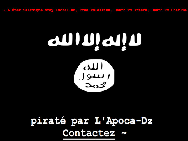 Исламисты взламывают французские сайты: "Свободу Палестине, смерть Франции, смерть Шарли"