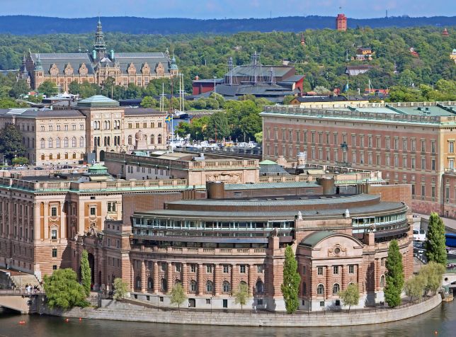 Шведский парламент в Стокгольме
