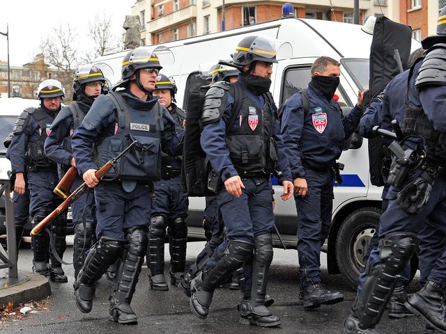 На месте теракта в Париже, 09.01.2015