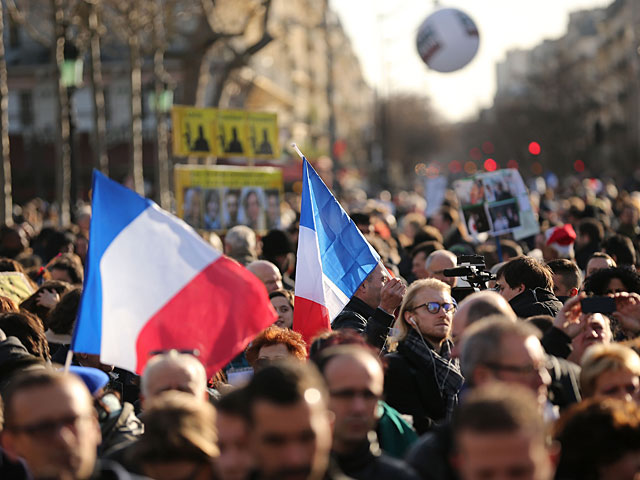 "Республиканский марш" в Париже: шествие против террора  
