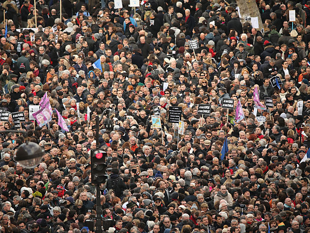 "Республиканский марш" в Париже: шествие против террора  