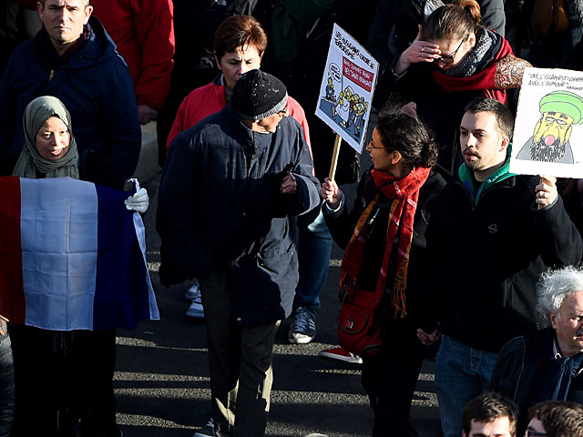 "Республиканский марш" в Париже: шествие против террора  