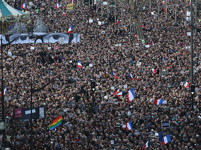 "Республиканский марш" в Париже: шествие против террора  