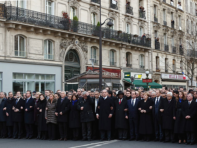 "Республиканский марш" в Париже: шествие против террора  
