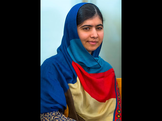 Малала Юсуфзай на пресс-конференции  в Норвежском Нобелевском институте.  Осло, 9 декабря 2014 года