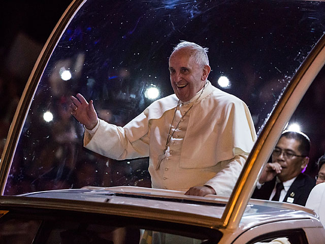 Папа Римский Франциск в Маниле. Филиппины, 15 января 2015 года