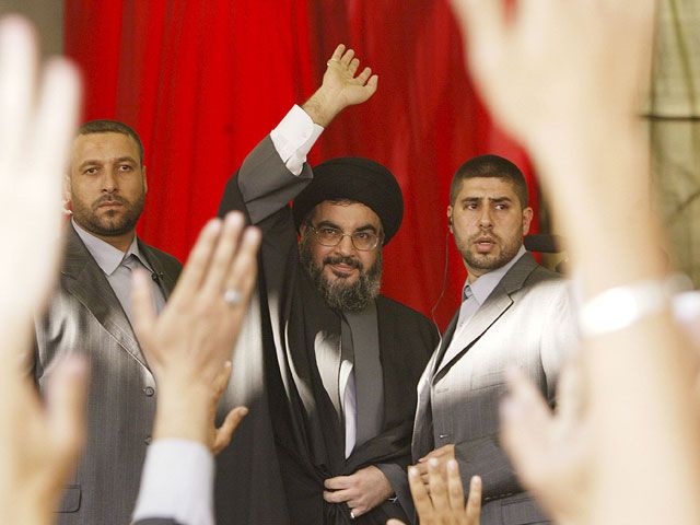Лидер ливанской шиитской террористической организации "Хизбалла" Хасан Насралла   