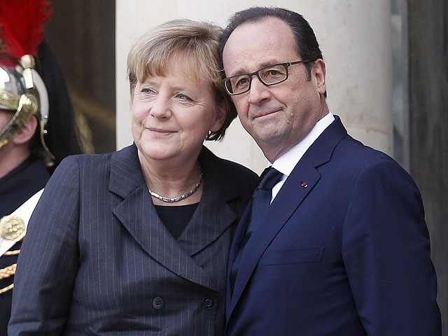Ангела Меркель и Франсуа Олланд