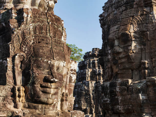 В храмовом комплексе Ангкор. Камбоджа 