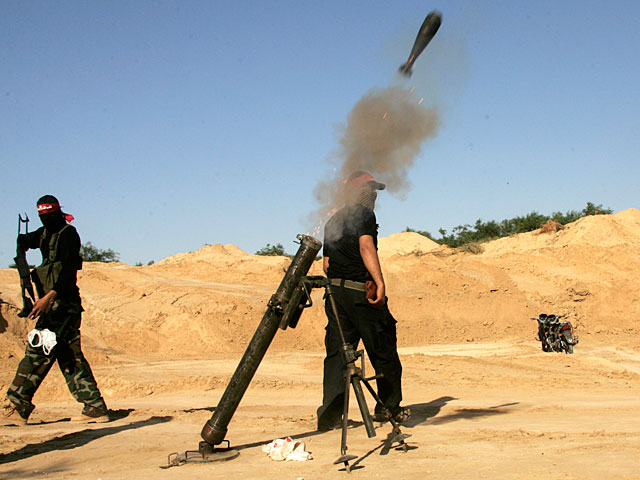 Предпринята попытка минометного обстрела израильской территории из сектора Газы  