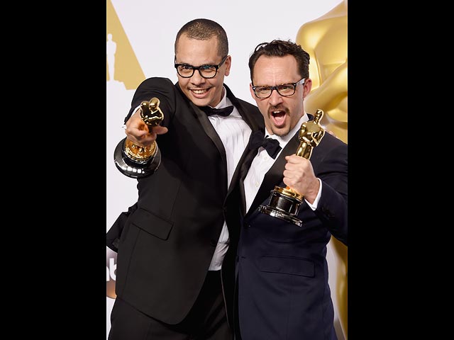 Мат Кирби и Джеймс Лукас  на церемонии вручения премии "Оскар" 