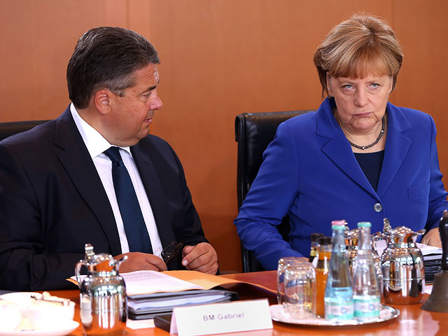Зигмар Габриэль и Ангела Меркель