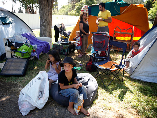 Социальные протесты: палаточный городок на бульваре Ротшильд, 2011 год