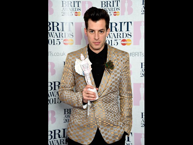 Марк Ронсон на церемонии вручения премии  Brit Awards