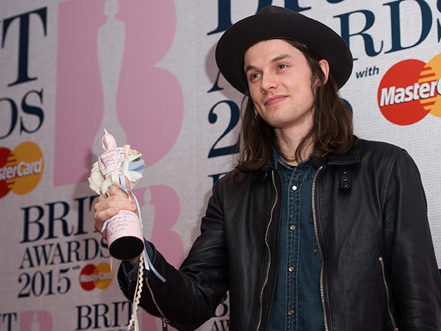 Джеймс Бей на церемонии вручения премии  Brit Awards