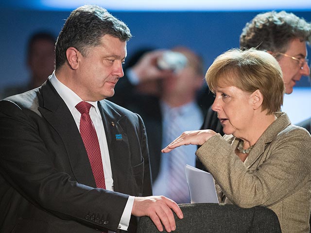  Ангела Меркель и Петр Порошенко
