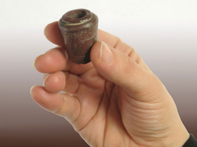 Старинная курительная трубка, обнаруженная в Иерусалиме