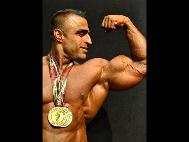Атив Анвар (Пакистан) - победитель в категории свыше 100 кг. The Arnold Classic Australia 2015. Мельбурн, 15 марта 2015 года