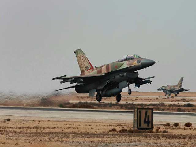     ВВС ЦАХАЛа проводят учения в районе сектора Газы
