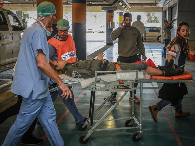 В больнице "Шаарей Цедек". Иерусалим, 6 марта 2015 года 