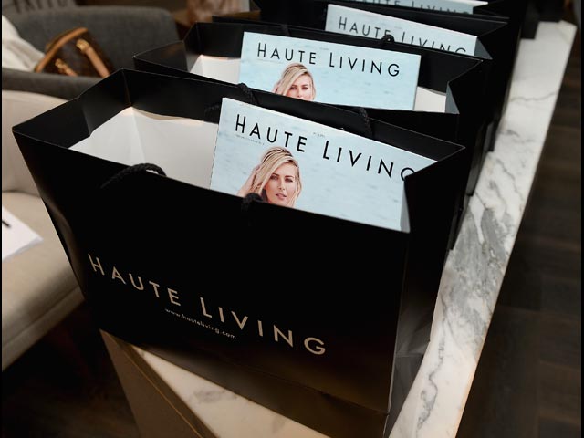 На презентации журнала Haute Living. Майами, 24 марта 2015 года