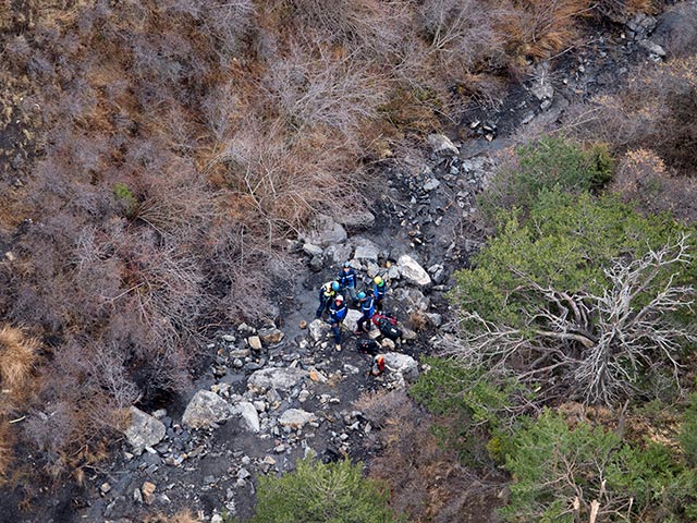 На месте крушения самолета Germanwings. 25 марта 2015 года