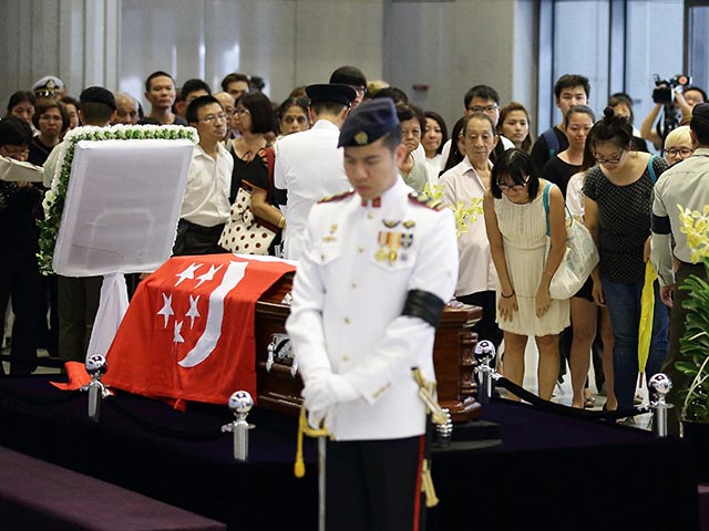 Церемония прощания с Ли Куаном Ю. Сингапур, 25 марта 2015 года 