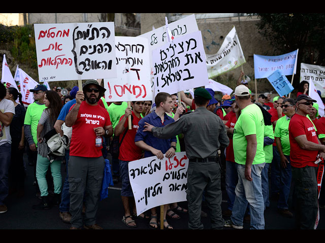 Акции протеста в Тель-Авиве: защитники прав животных против фермеров  