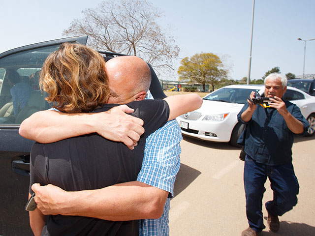 Дани Данкнер после освобождения из тюрьмы. 7 апреля 2015 года