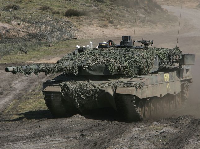 Танк "Леопард-2 А6" германской армии