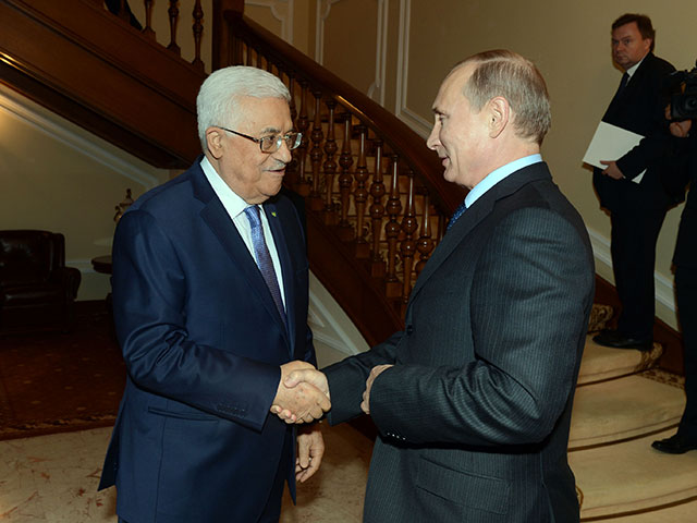 Махмуд Аббас и Владимир Путин в Москве. Июнь 2014 года  