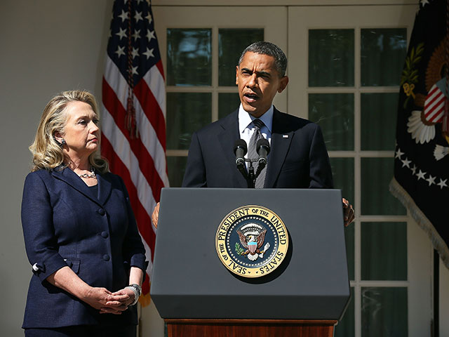 Хиллари Клинтон и Барак Обама