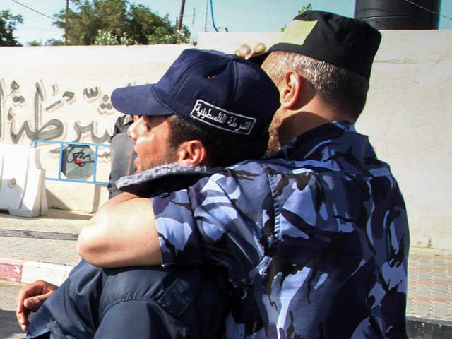Спецназ милиции ХАМАС готовится к борьбе с беспорядками в Газе