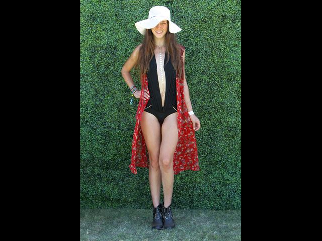 На фестивале Coachella, апрель 2015 года