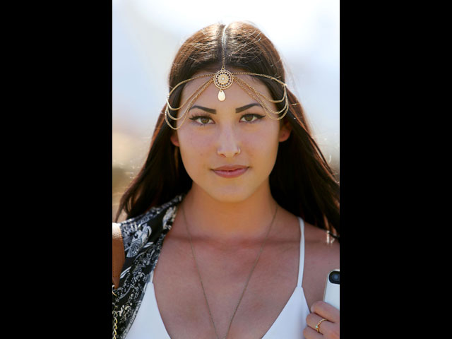 На фестивале Coachella, апрель 2015 года