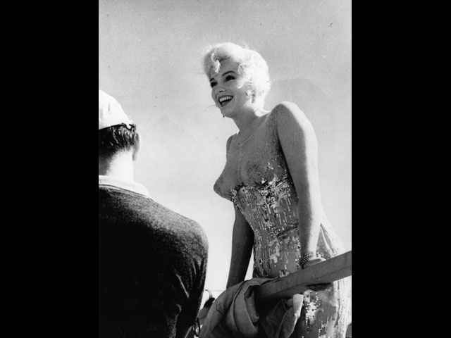Мэрилин Монро на съемках фильма "В джазе только девушки". 1959 год