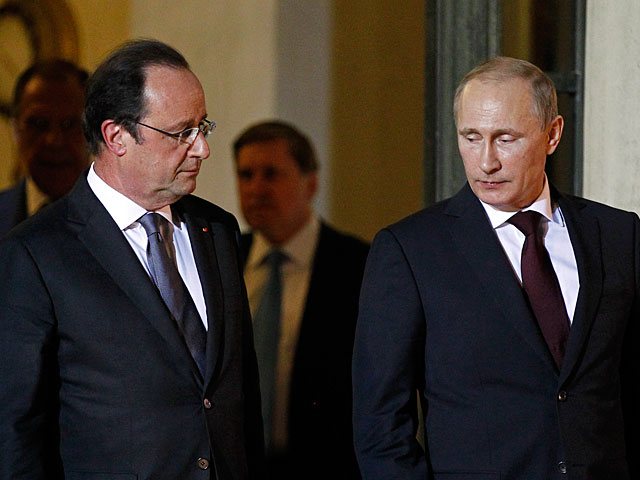 Путин и Олланд пришли к соглашению относительно "Мистралей"  
