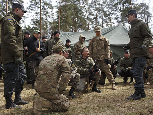 Американские военспецы в Яворове: начинается обучение Национальной гвардии Украины