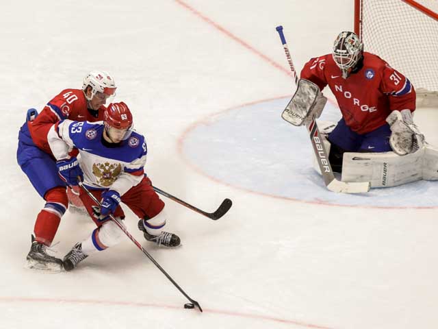 Чемпионат мира по хоккею: россияне разгромили норвежцев