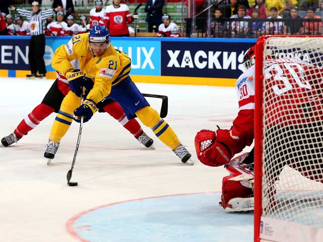Чемпионат мира по хоккею: шведы разгромили сборную Австрии