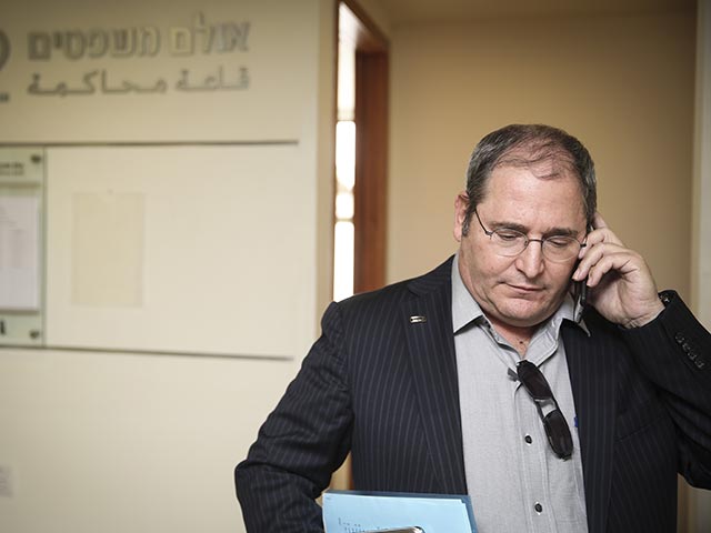 Гендиректор "Хевра ле-Исраэль"  Нир Гилад на слушании по делу об увольнении работников "Химикалим ле-Исраэль". 11 марта 2015 года  