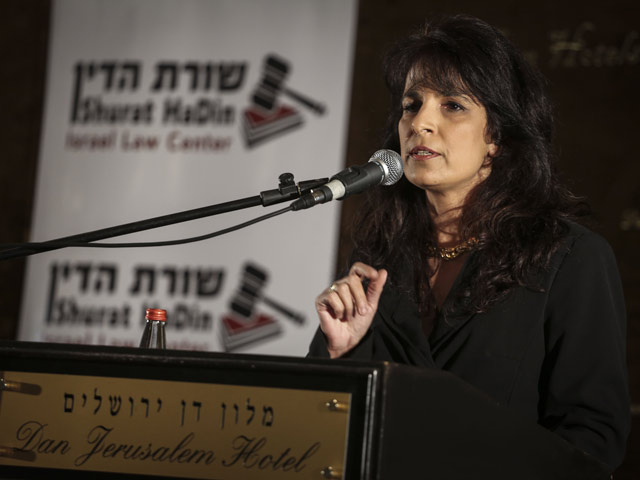 Директор "Шурат а-Дин" Ницана Даршан-Лайтнер. Иерусалим, 4 мая 2015 года