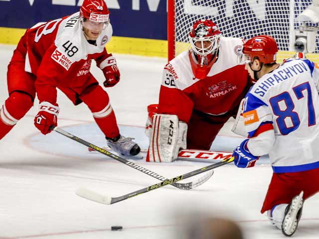Чемпионат мира по хоккею: россияне разгромили сборную Дании