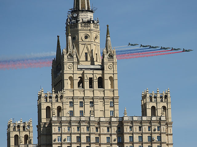 Генеральная репетиция Парада Победы в Москве