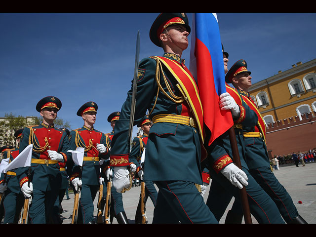 Генеральная репетиция Парада Победы в Москве