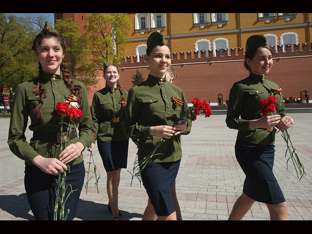 Генеральная репетиция Парада Победы в Москве