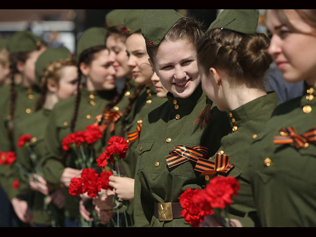 Генеральная репетиция Парада Победы в Москве