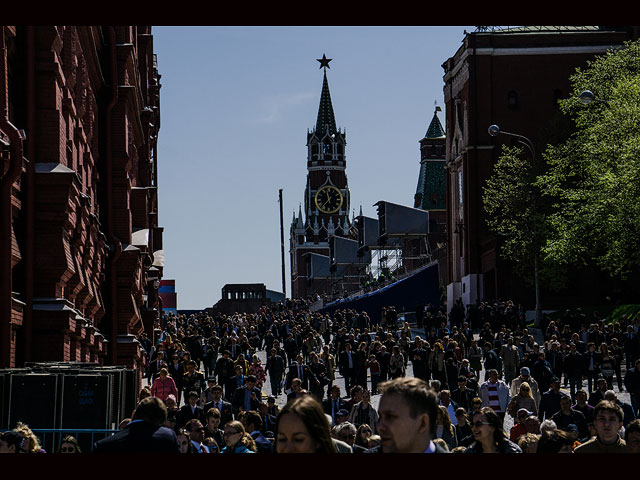 Генеральная репетиция Парада Победы в Москве