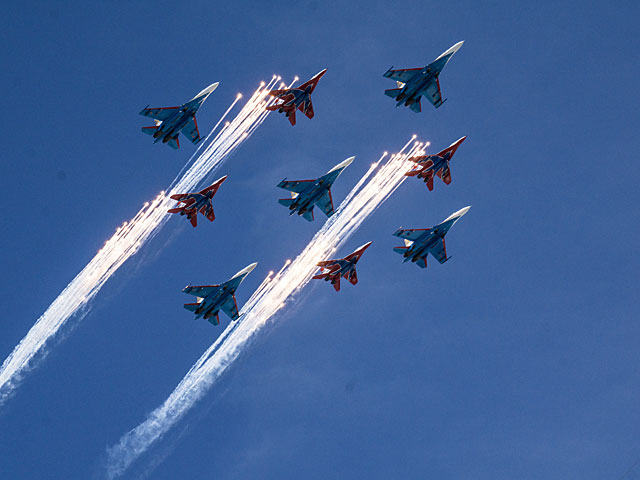 Генеральная репетиция Парада Победы в Москве